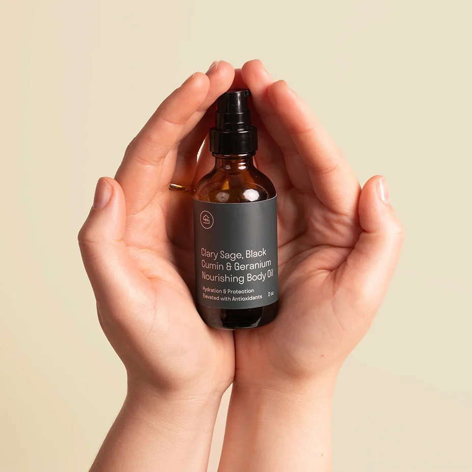 Clary Sage & Geranium Body Oil - Image 5