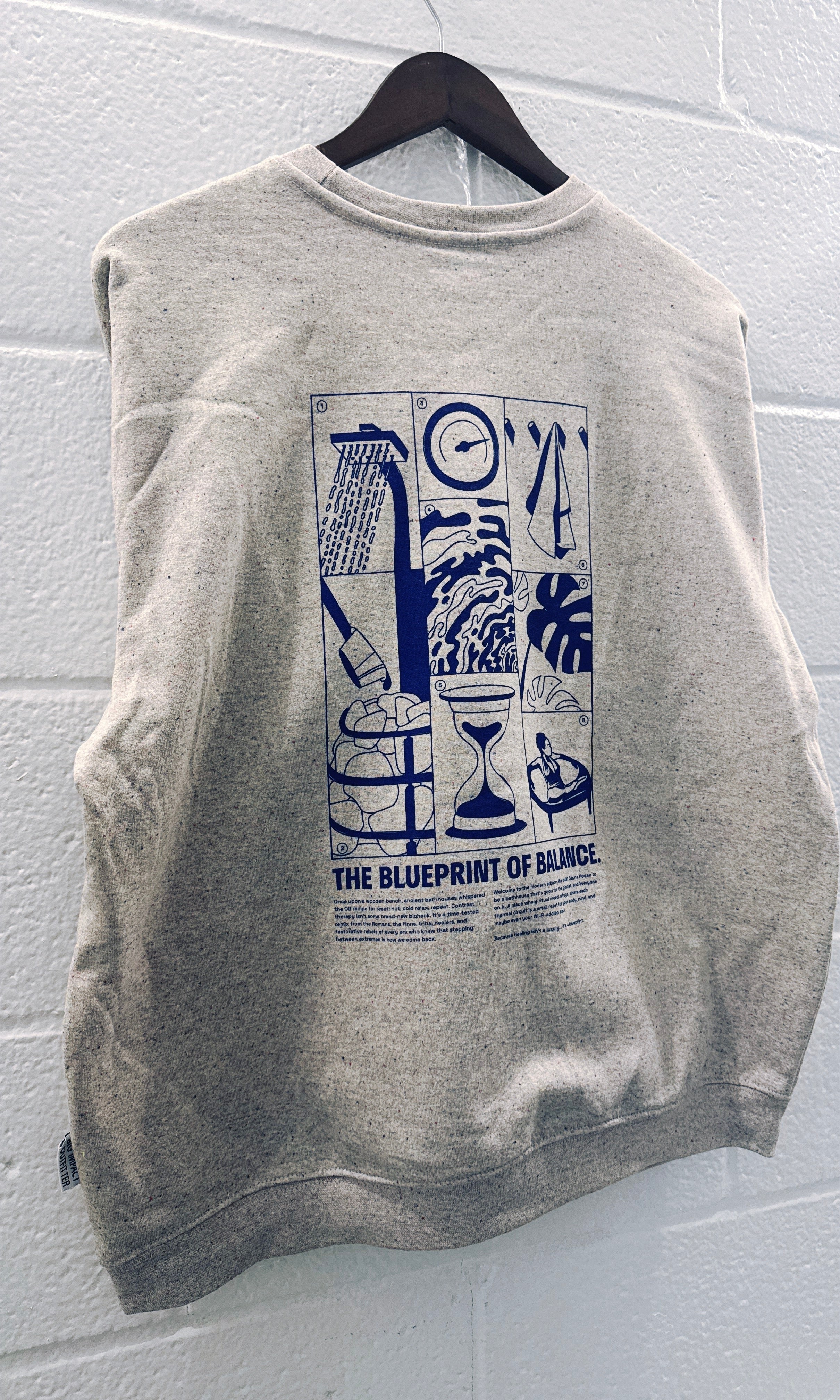 Wholesale || Blueprint Crew Neck || Recover Brand - Image 3